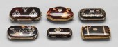 Six tortoise coin cases: all w