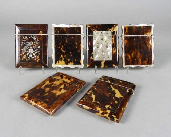 SIX TORTOISESHELL CALLING CARD