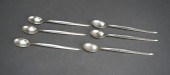 SIX TOWLE CONTOUR STERLING SIL