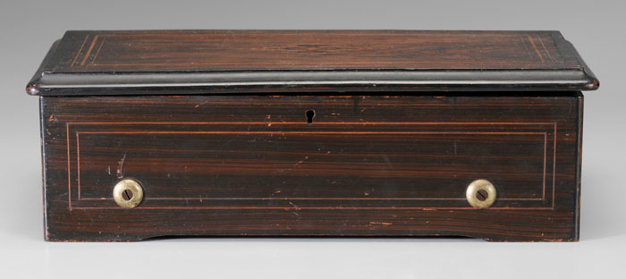 Six-Tune Music Box Swiss, late