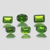 SIX UNMOUNTED 6.38 CT TOTAL MU