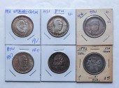 SIX US SILVER CLASSIC COMMEMOR