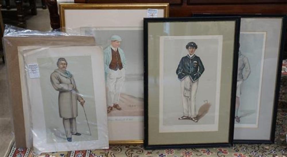 SIX VANITY FAIR COLOR LITHOGRAPHS