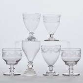 Six Various English Glass Rumm