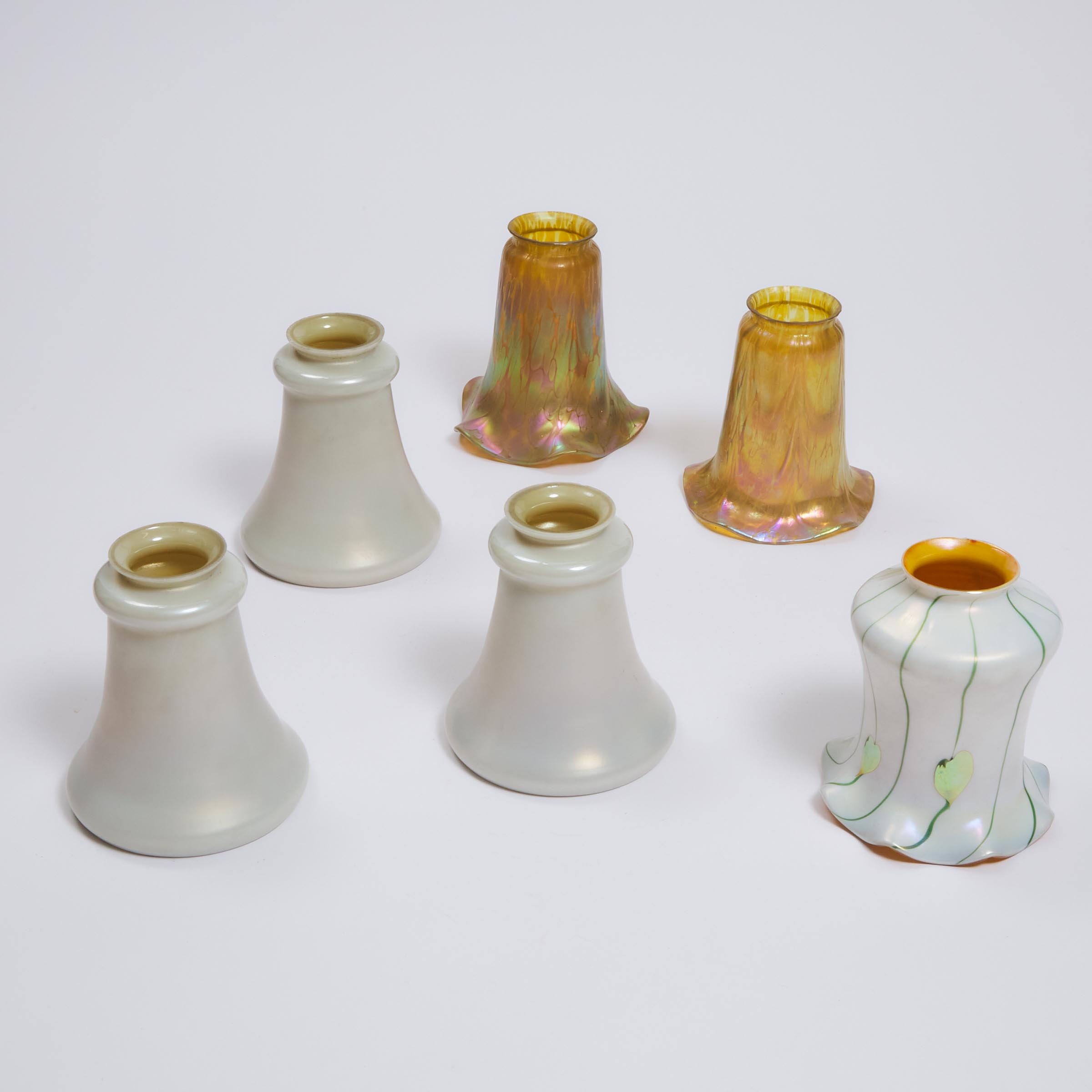 Six Various Iridescent and