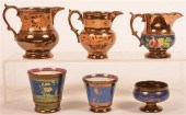 SIX VARIOUS PIECES OF COPPER L