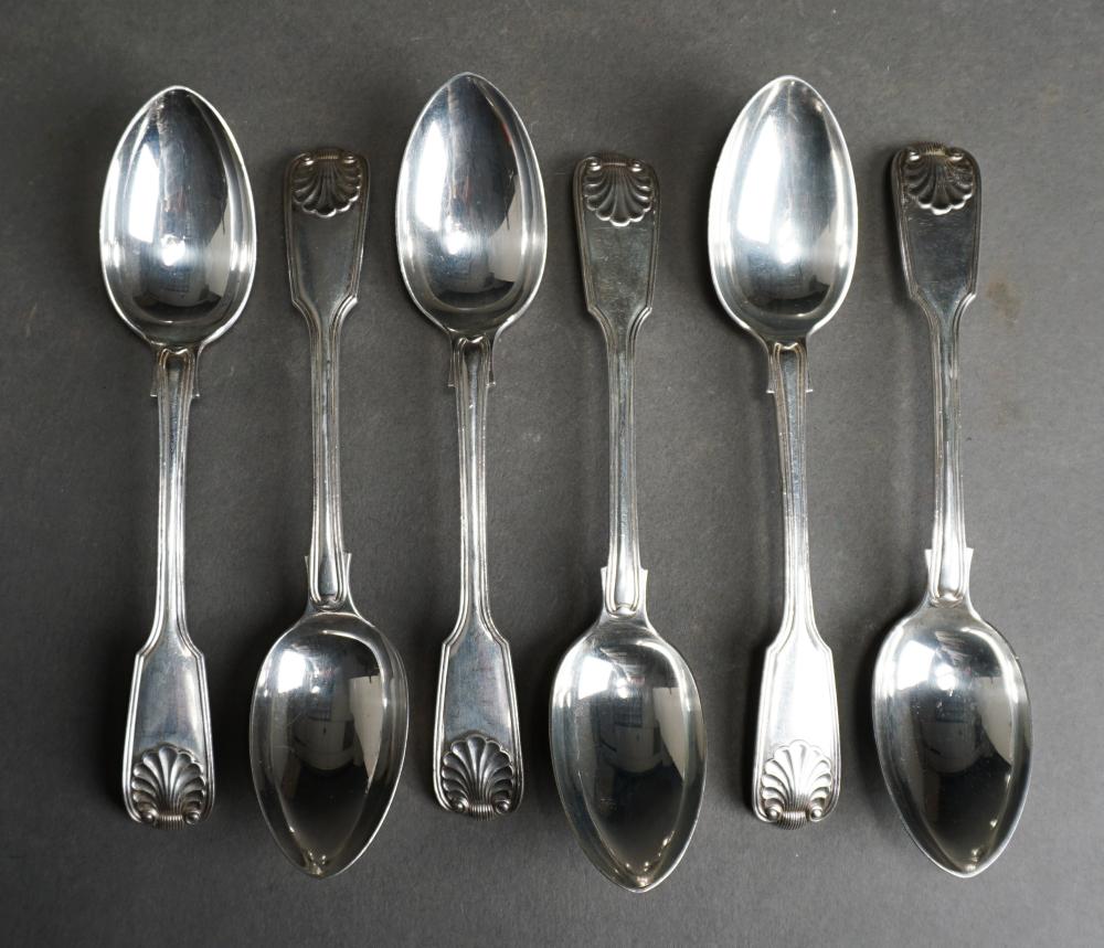 SIX VICTORIAN ENGLISH STERLING