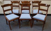 SIX VICTORIAN MAHOGANY DINING