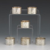 SIX VICTORIAN STERLING SILVER
