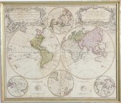 Six-view world map after Homan