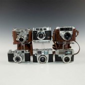 SIX VINTAGE 35MM RANGFINDER, V