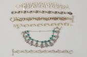 SIX VINTAGE MEXICAN STERLING S