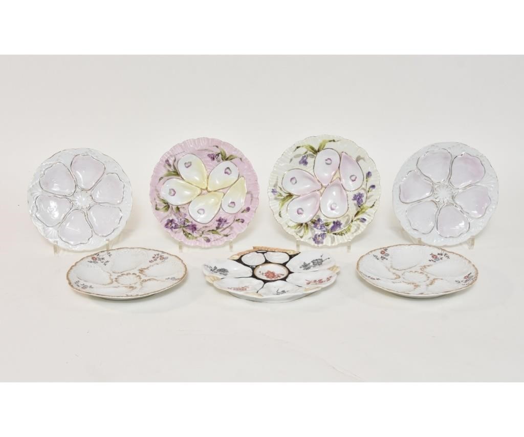 Six vintage Paris Porcelain