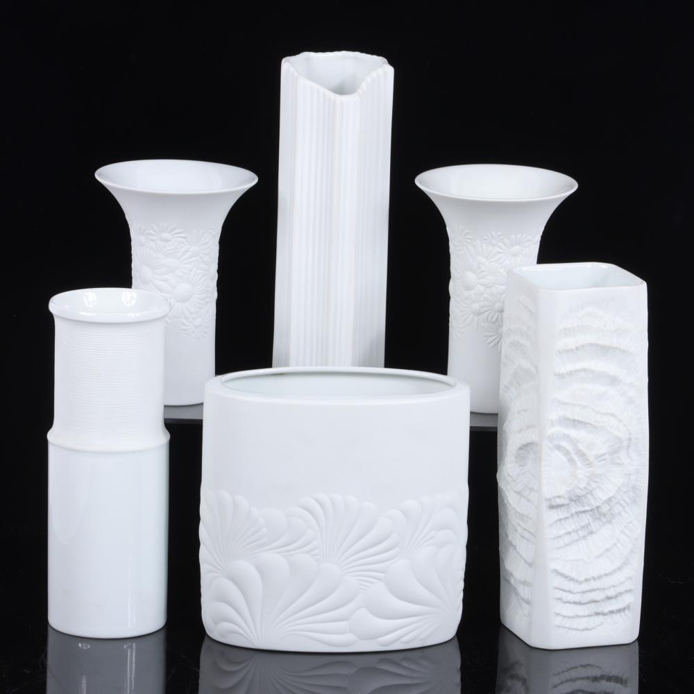 SIX VINTAGE ROSENTHAL STUDIO-LINE