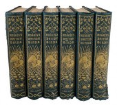 SIX VOLUMES MORRIS'S BRITISH B