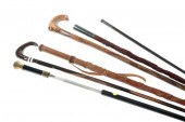 SIX WALKING STICKS.  Multicult
