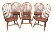 SIX WARREN CHAIR WORKS WINDSOR