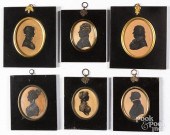 SIX WATERCOLOR SILHOUETTES, 19