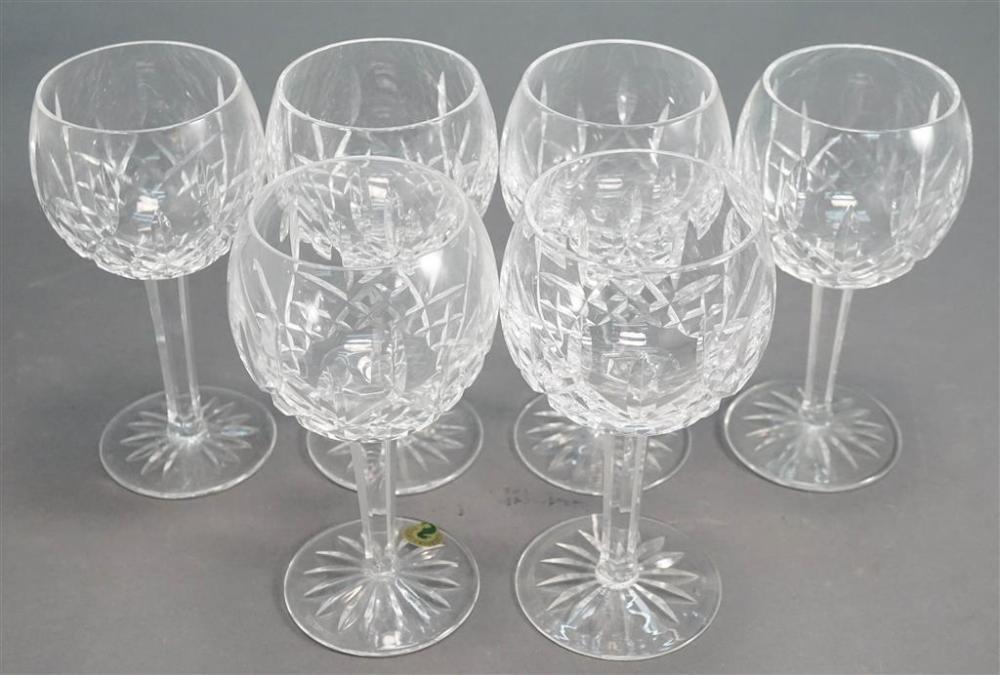 SIX WATERFORD CRYSTAL HOCH