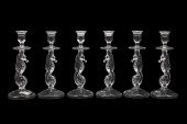 SIX WATERFORD CRYSTAL 'SEAHORS