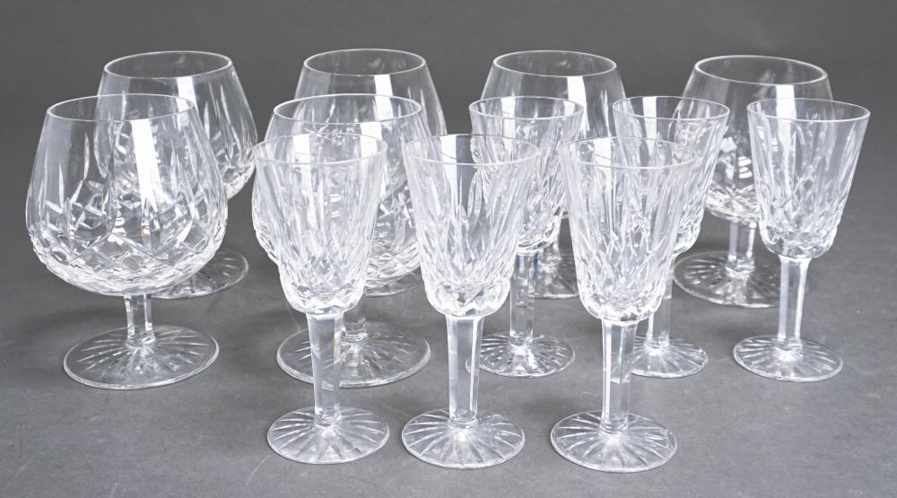 SIX WATERFORD CUT CRYSTAL BRANDY