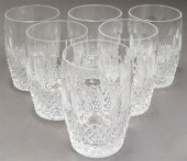 SIX WATERFORD CUT CRYSTAL COLL