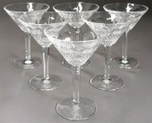 SIX WATERFORD CUT CRYSTAL COLL