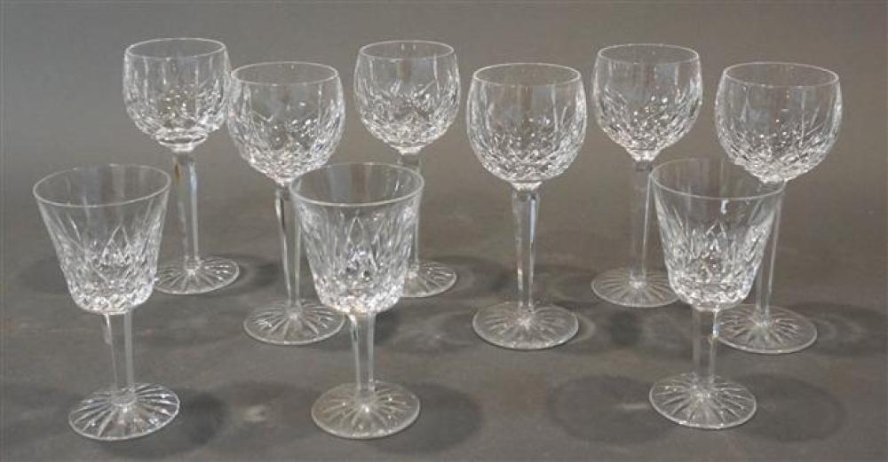 SIX WATERFORD CUT CRYSTAL HOCH