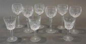 SIX WATERFORD CUT CRYSTAL HOCH