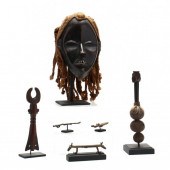 SIX WEST AFRICAN DECORATIVE WO