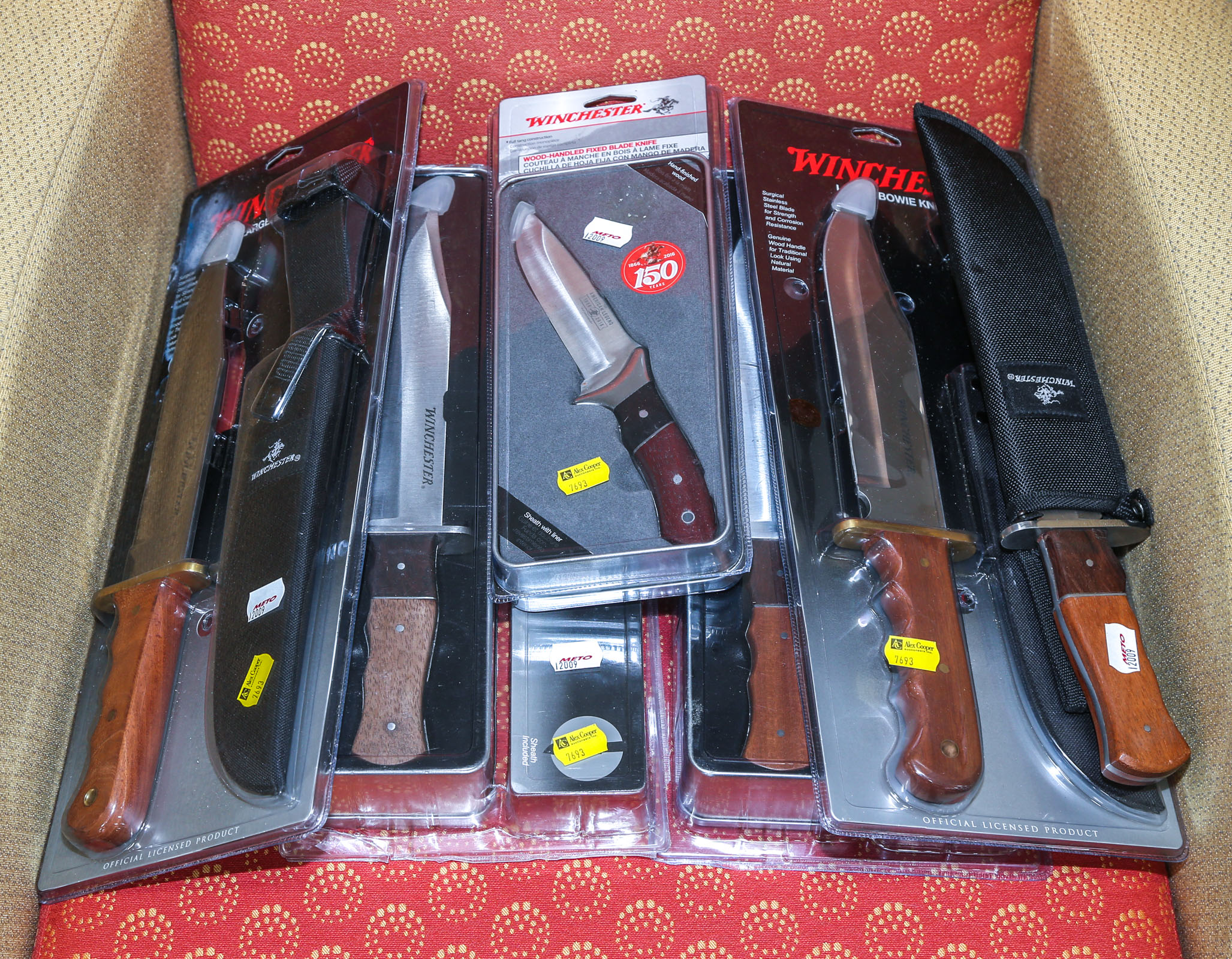 SIX WINCHESTER KNIVES All but one