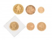SIX WORLD / FOREIGN GOLD COINS