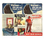 SIX WORLD WAR II-ERA WAR BOND