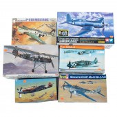 SIX WWII FIGHTER PLANE MODEL K