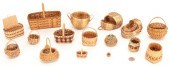 SIXTEEN (16) MINIATURE BASKETS