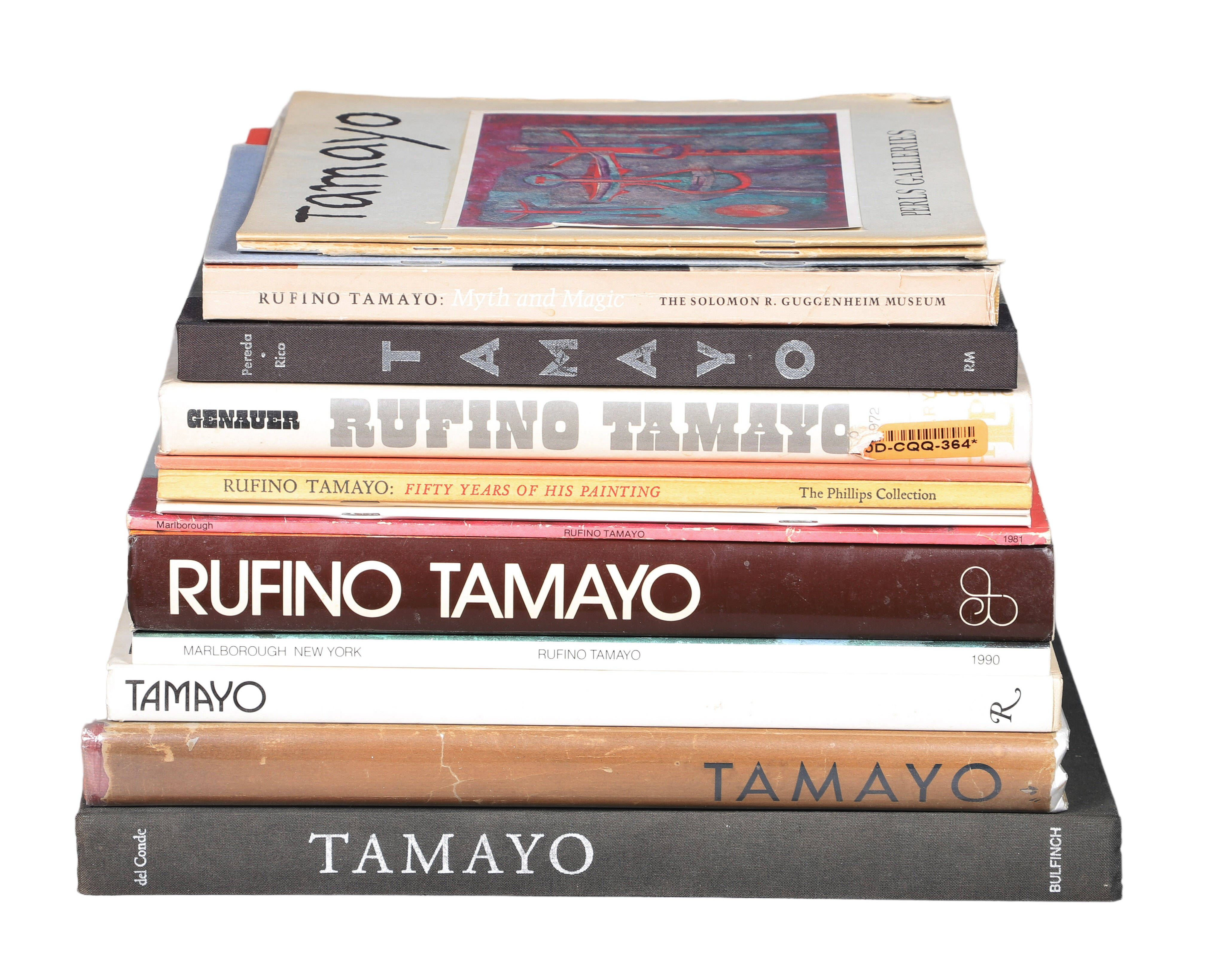 Sixteen books and booklets on
