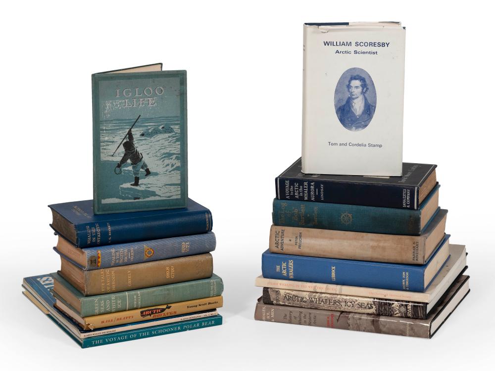 SIXTEEN BOOKS ON ARCTIC WHALING AND