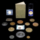 SIXTEEN COMMEMORATIVE AND DECO