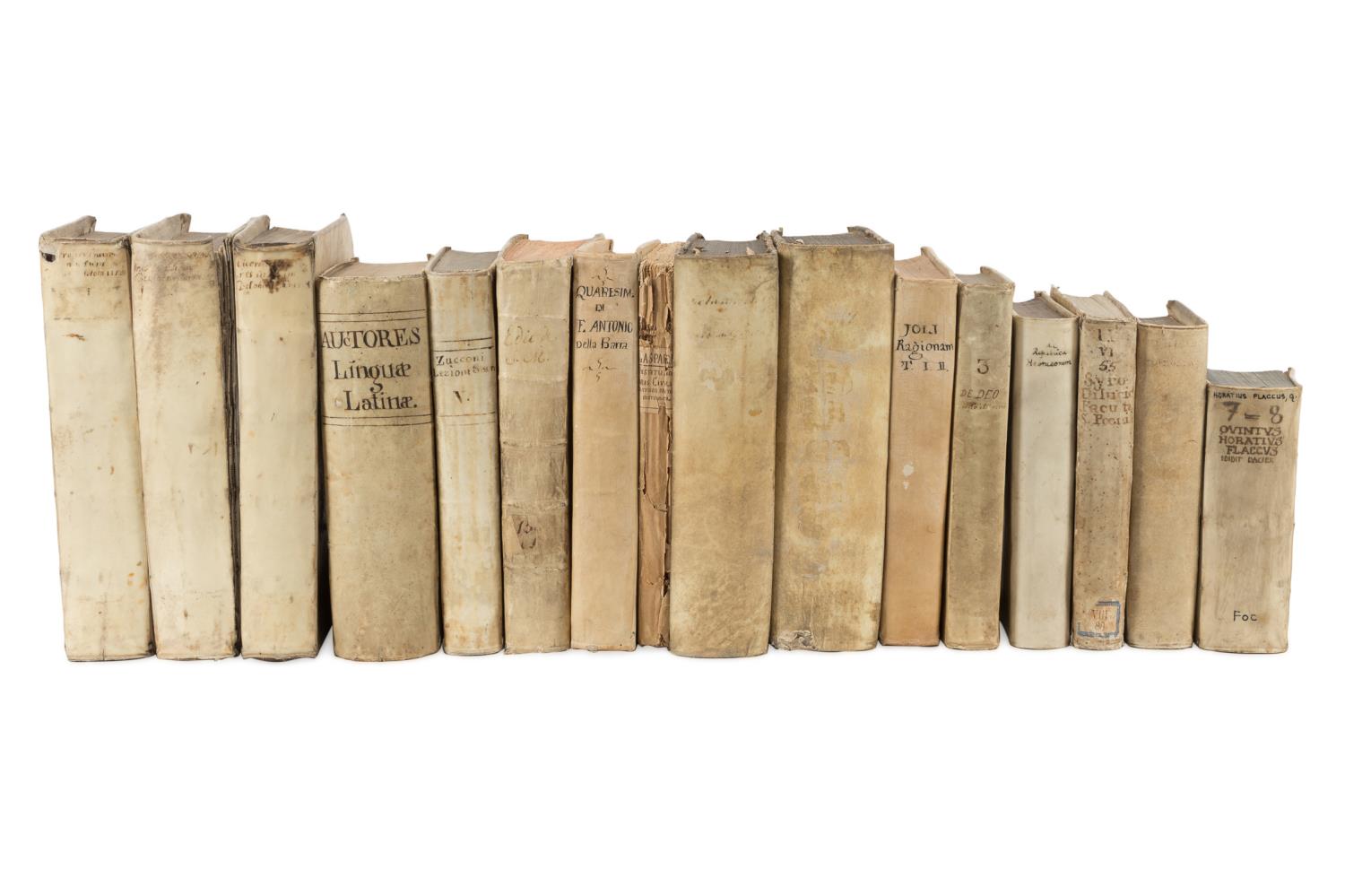 SIXTEEN CONTINENTAL VELLUM BOUND