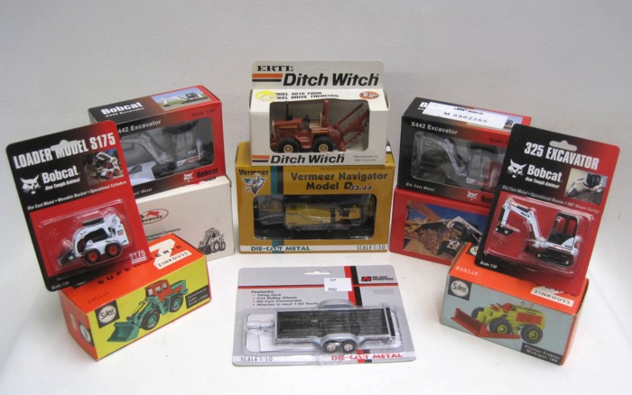 SIXTEEN DIECAST SCALE MODELS