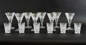 SIXTEEN ENGLISH CUT-GLASS DRIN