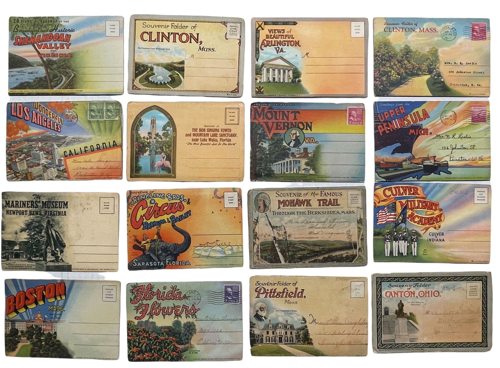 SIXTEEN FOLD-OUT TRAVELOGUE