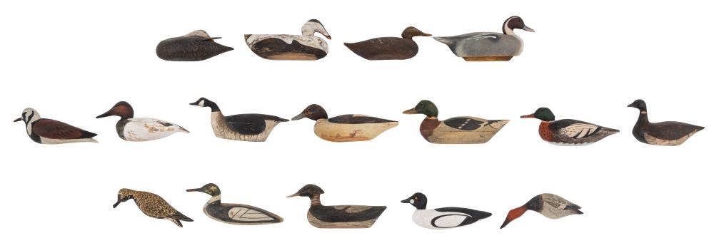 SIXTEEN FRANK ADAMO DECOY PINS