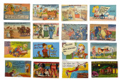 SIXTEEN HUMOROUS POSTCARDS (4