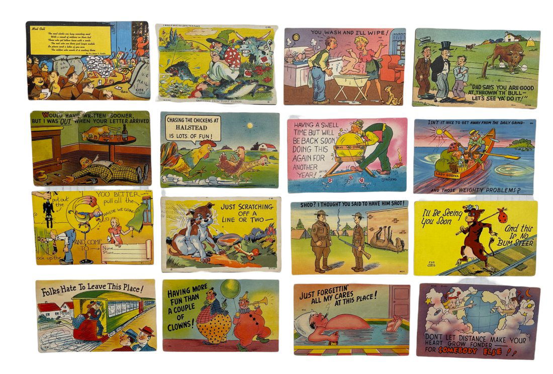 SIXTEEN HUMOROUS THEMED