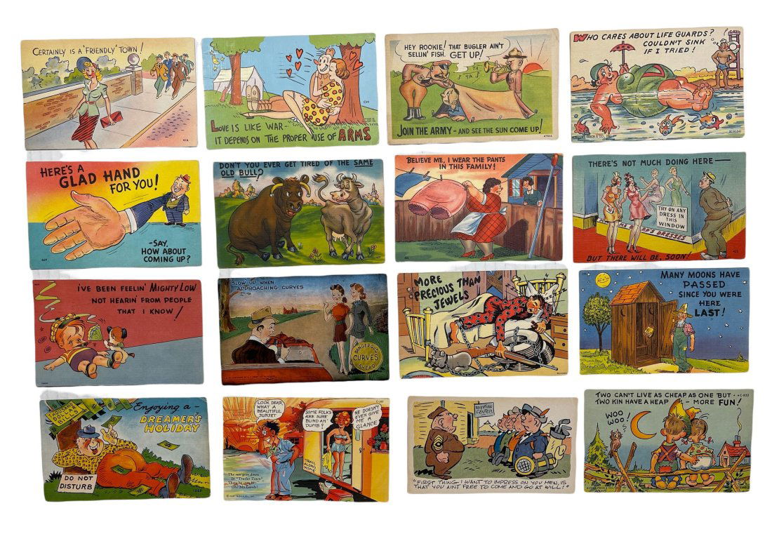 SIXTEEN HUMOROUS THEMED