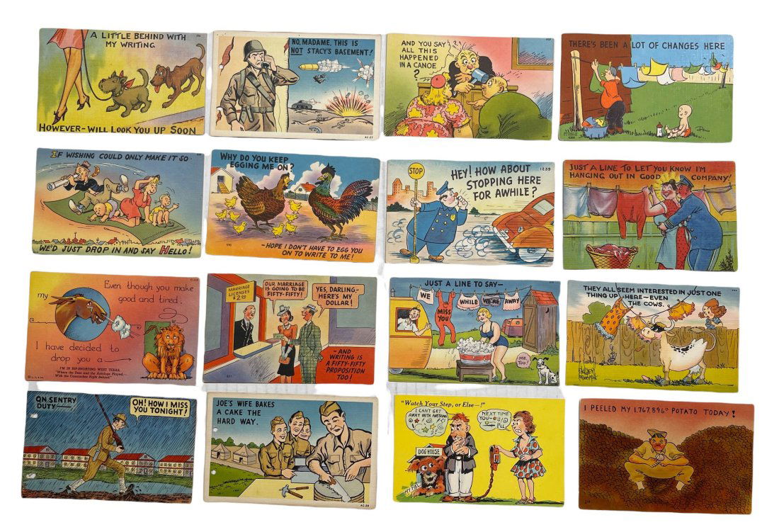 SIXTEEN HUMOROUS THEMED
