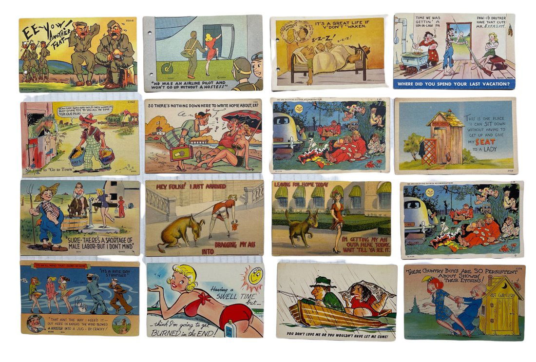 SIXTEEN HUMOROUS THEMED