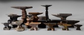 Sixteen Miniature Anvils sever