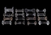 SIXTEEN MISC. KNIFE RESTS, GLA